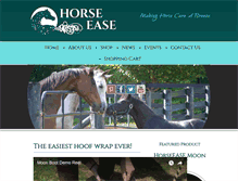 Tablet Screenshot of horseease.com